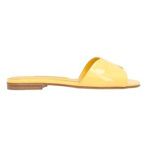 Manolo Blahnik Houramu Flat Yellow - NWT